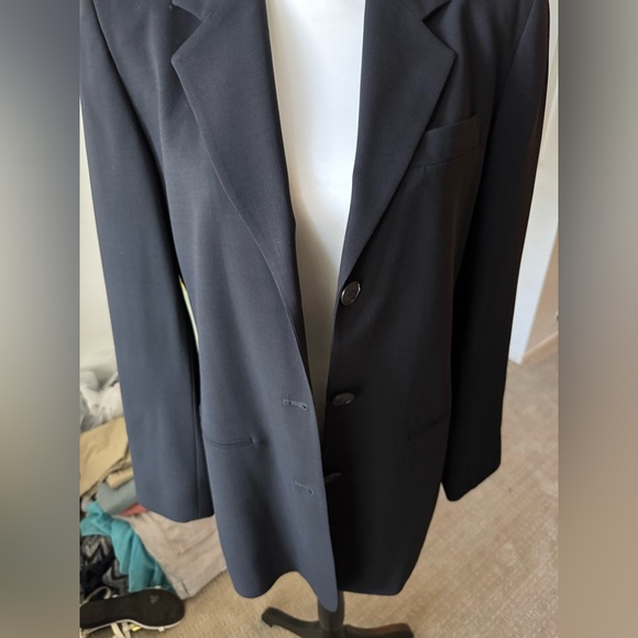 Nordstrom Bill Burns Women’s 100% Worsted Wool Blazer Timeless Classic - Picture 4 of 6